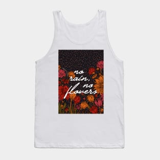 Floral Quote Art Tank Top